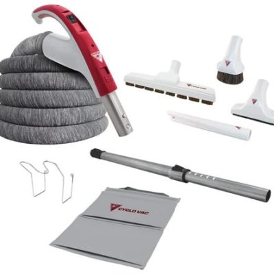 Ensemble de boyau 30, 35 ou 40 pieds avec accessoires super luxe, Cyclo Vac