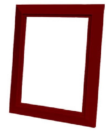 Cadre de finition pour prise - Deco Vac - Rouge